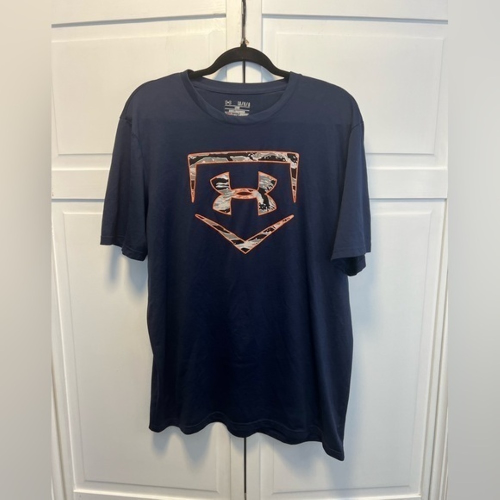 Under Armour Athletic Short Sleeve T-Shirt Size Men’s Large Color Blue